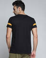 Shop Men's Black Striped T-shirt-Back