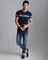 Shop Men's Blue Graphic Print T-shirt
