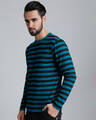 Shop Men's Blue Striped T-shirt-Design
