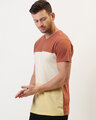 Shop Brown Colourblocked T Shirt-Design