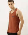 Shop Men's Brown Solid Tank Top-Design