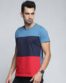 Shop Men's Green Colourblocked T-shirt-Design