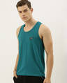 Shop Men's Green Slim Fit Vest-Design