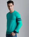 Shop Men's Green Striped T-shirt-Design