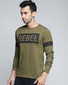 Shop Men's Green Typography T-shirt-Design