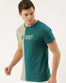 Shop Grey Colourblocked T Shirt-Design