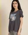Shop Grey Graphic Print T Shirt-Design