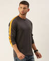 Shop Men's Grey Solid T-shirt-Front