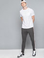Shop Men's Black Solid Track Pants-Full