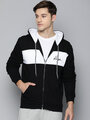 Shop Men's Black Typography Hoodies-Front