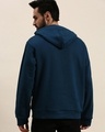 Shop Men's Blue Typographic Oversized Hoodie-Design