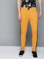 Shop Men's Yellow Solid Track Pants-Front