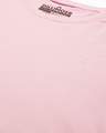 Shop Women's Pink Typography T-shirt