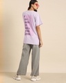 Shop Women's Purple Typography T-shirt