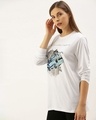 Shop White Graphic Print T Shirt-Design