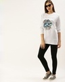 Shop White Graphic Print T Shirt