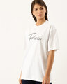 Shop White Typographic T-Shirt-Design