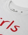 Shop Women's White Typography T-shirt-Full