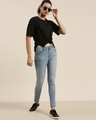 Shop Women's Black Oversized Fit T Shirt