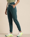 Shop Women's Green Solid Joggers-Design