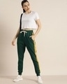 Shop Women's Green Solid Joggers