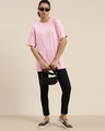 Shop Women's Pink Oversized Fit T Shirt