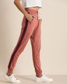 Shop Women's Pink Solid Joggers-Design