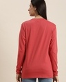 Shop Women's Red Oversized T Shirt-Design