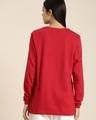 Shop Women's Red Oversized T Shirt-Design