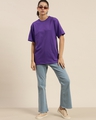 Shop Women's Violet Oversized Fit T Shirt