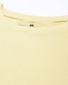 Shop Women's Yellow Boxy Oversized Fit T Shirt-Full