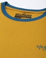 Shop Women's Yellow Typographic Oversized Fit T Shirt-Full