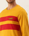 Shop Men's Yellow Colourblocked T-shirt