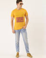 Shop Men's Yellow Colourblocked T-shirt