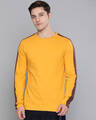 Shop Men's Yellow Slim Fit T-shirt-Front