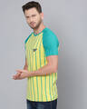 Shop Men's Yellow Striped T-shirt-Design