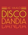 Shop Disco Dandiya Full Sleeve T-Shirt Bold Red