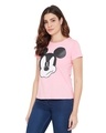 Shop Disney By  Mickey Mouse Family Round Neck Short Sleeves Graphic Print T Shirt   Pink-Design