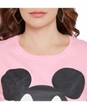 Shop Disney By  Mickey Mouse Family Round Neck Short Sleeves Graphic Print T Shirt   Pink