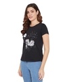 Shop Disney By  Mickey Mouse Family Round Neck Short Sleeves Graphic Print T Shirt   Black-Design