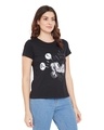 Shop Disney By  Mickey Mouse Family Round Neck Short Sleeves Graphic Print T Shirt   Black-Full