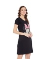 Shop Disney By  Minnie Round Neck Short Sleeves Graphic Print Sleep Shirts   Black-Design