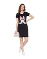 Shop Disney By  Minnie Round Neck Short Sleeves Graphic Print Sleep Shirts   Black