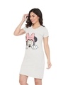Shop Disney By  Minnie Round Neck Short Sleeves Graphic Print Sleep Shirts   Grey-Full