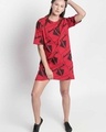 Shop Graphic Print Red Dress For Women
