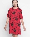 Shop Graphic Print Red Dress For Women-Design