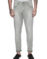 Shop Grey Regular Fit Jeans For Men's-Front