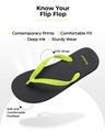 Shop Distinct Black & Green Men's Flip-flop