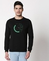 Shop Do Green Today Fleece Sweatshirt Black-Front