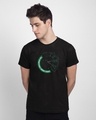 Shop Do Green Today Half Sleeve T-Shirt Black-Design